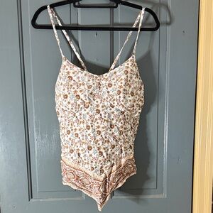 Floral Print Women's Tank Top